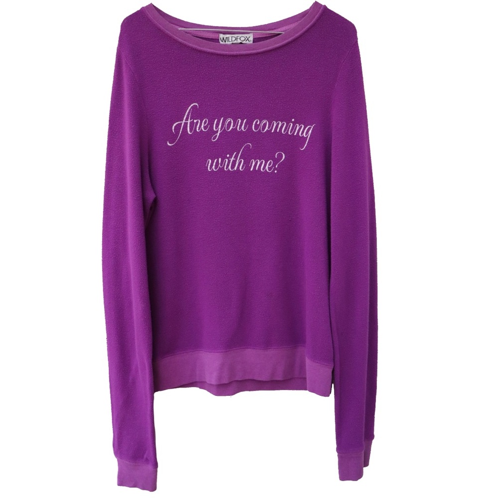 Wildfox Are You Coming with Me Crewneck Sweatshirt